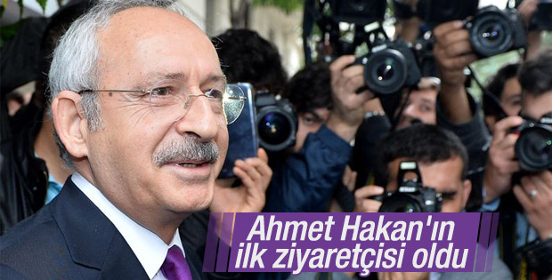 Kemal Kılıçdaroğlu'ndan Ahmet Hakan'a ziyaret
