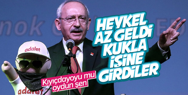 Kemal Kılıçdaroğlu'na kukla hediyesi
