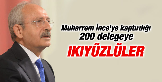 Kılıçdaroğlu CHP delegesine ikiyüzlü dedi
