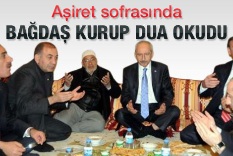 Kılıçdaroğlu aşiret sofrasında