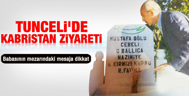 Kılıçdaroğlu aile kabristanlığını ziyaret etti