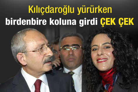 Kılıçdaroğlu'nu şaşkına çeviren kadın