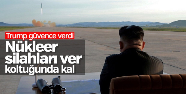 Trump'tan Kim'e nükleer silahlar karşılığında güvence