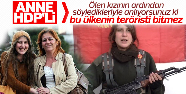 Kırmızı fularlı teröristin annesi konuştu