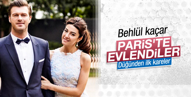 Kıvanç Tatlıtuğ ile Başak Dizer Paris'te evlendi
