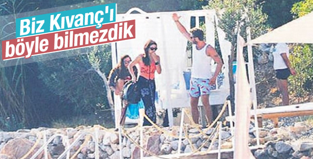 Kıvanç Tatlıtuğ sevgilisi Başak Dizer'i azarladı