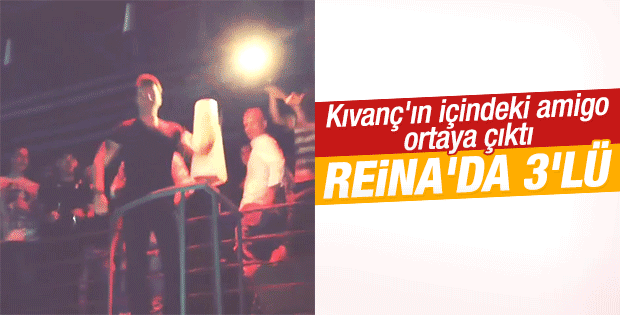Kıvanç Tatlıtuğ Reina'da üçlü çektirdi