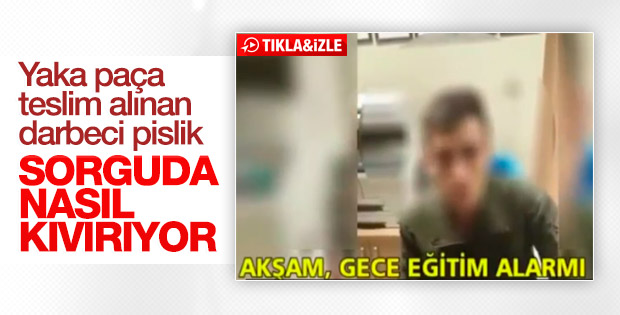 Darbeci asker yakalanınca kıvırdı