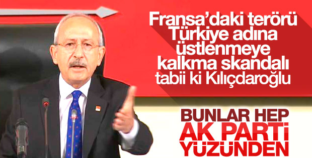 Kılıçdaroğlu Nice'teki saldırı için Türkiye'yi suçladı