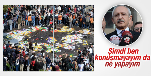 Kılıçdaroğlu Ankara'daki patlamaya ilişkin konuştu
