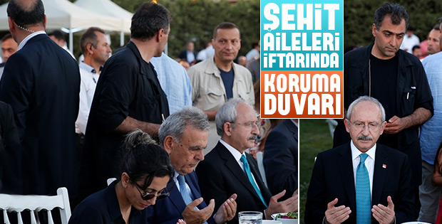 Kılıçdaroğlu'nun iftar yemeğinde koruma bolluğu