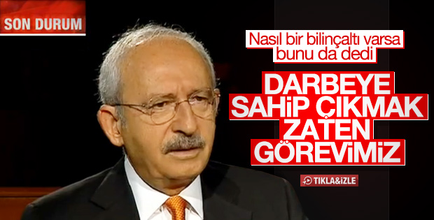 Kılıçdaroğlu'nun dili sürçtü