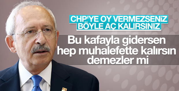 Kılıçdaroğlu kendisine oy vermeyen seçmene kızdı