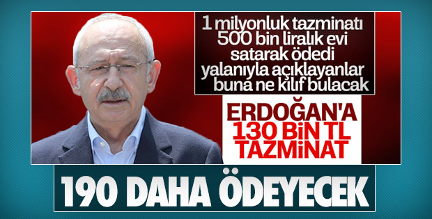 Kılıçdaroğlu, Erdoğan'a tazminat ödemeye mahkum oldu