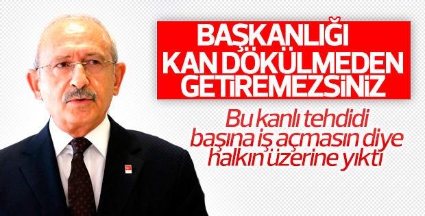 Kılıçdaroğlu'na göre terörün sebebi başkanlık sistemi