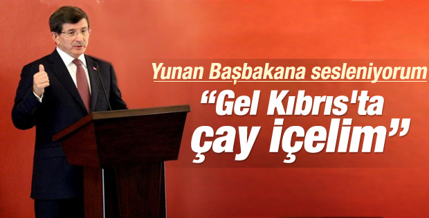 Davutoğlu'ndan KKTC'de barış mesajları