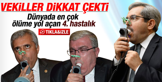 TBMM'de milletvekillerine KOAH testi