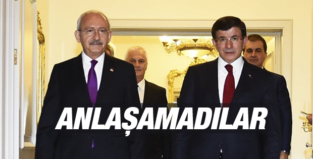 Görüşmeden koalisyon çıkmadı