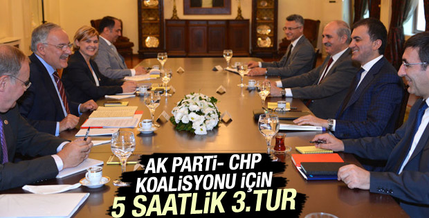 AK Parti-CHP görüşmesi sona erdi