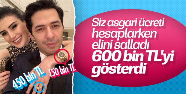 Mert Fırat'tan İdil Fırat'a 450 bin TL'lik tektaş