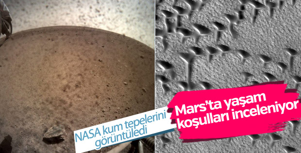 NASA Mars'taki kum tepelerini görüntüledi