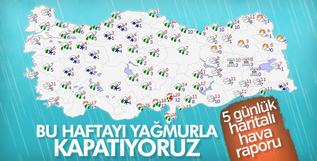 Marmara'da kuvvetli yağış uyarısı