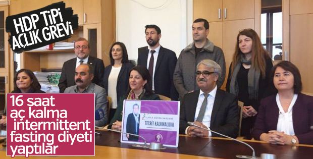 HDP'li 10 vekil Öcalan için diyet yaptı