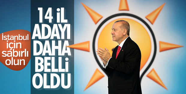 AK Parti 14 il belediye adaylarını açıkladı