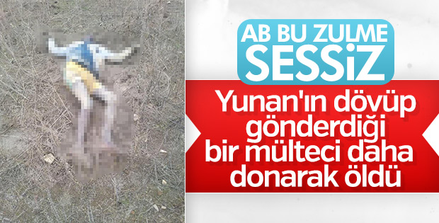 Yunanistan'ın gönderdiği 1 göçmen daha donarak öldü