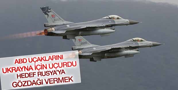ABD uçaklarıyla Rusya'ya gözdağı verdi