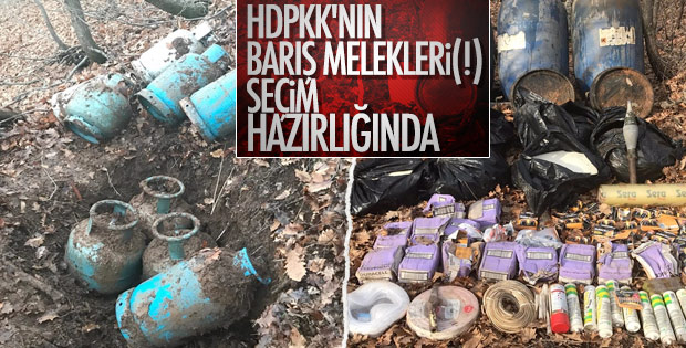 Diyarbakır'da PKK'nın kış sığınakları imha edildi