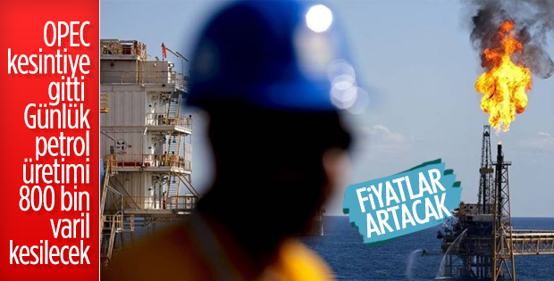 OPEC petrol üretimini kıstı