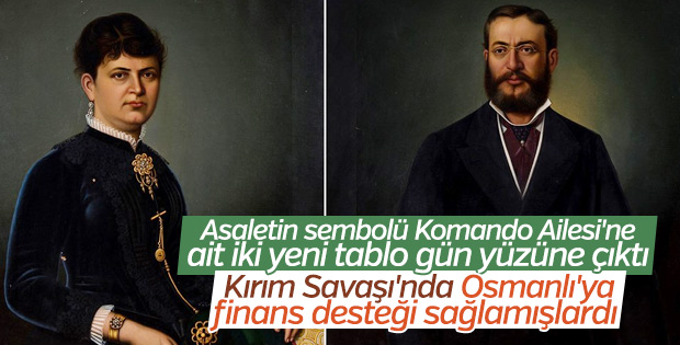 Kamondo Ailesi'ne ait olduğu düşünülen iki tablo görücüde