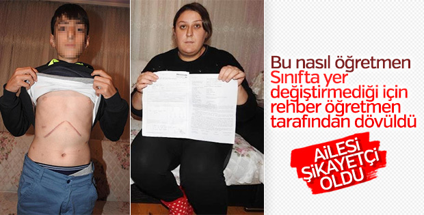 Öğrencisini döven öğretmene inceleme