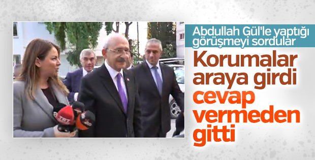 Kılıçdaroğlu, Abdullah Gül sorusuna cevap vermedi