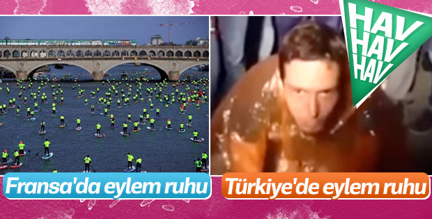 Sarı Yelekliler protestoları Seine Nehri’ne ulaştı
