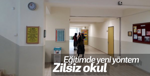 Zilsiz okul uygulamasından öğrenciler memnun