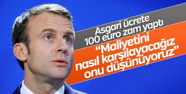 Macron'un aldığı kararların maliyeti 10 milyar euro