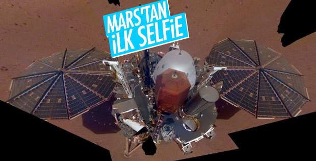 Mars'tan ilk selfie geldi