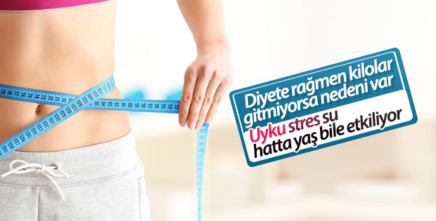 Diyetle gitmeyen kilonun sebepleri