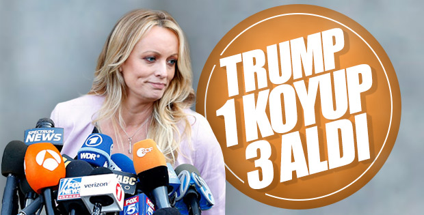 Porno yıldızı, Trump'a 293 bin dolar tazminat ödeyecek