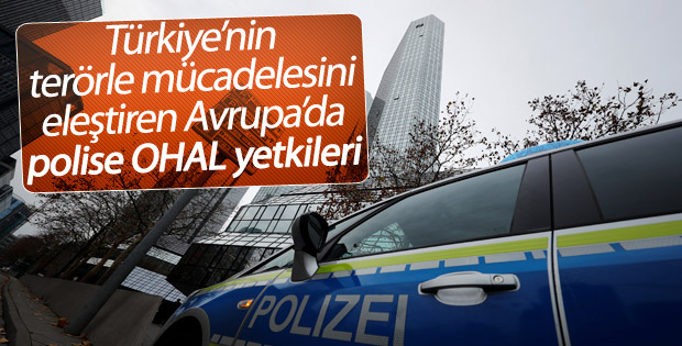 Almanya'da polise olağanüstü yetkiler