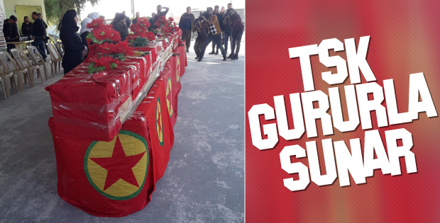 Türk jetlerinin vurduğu PKK'lıların cenazeleri kalkıyor