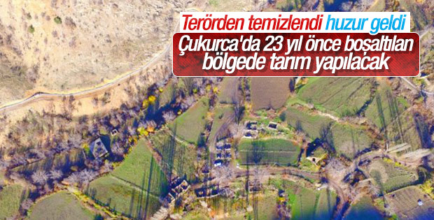 Terörden temizlenen topraklar tarım alanı olacak