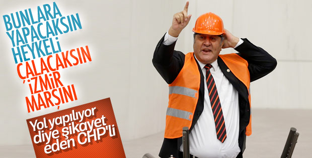 Meclis'te CHP eylemi