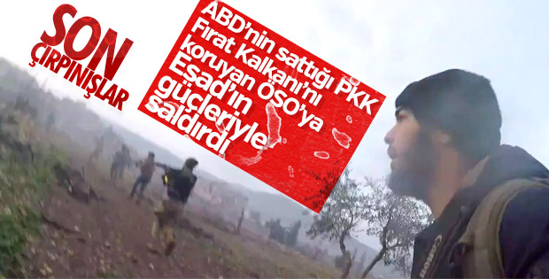 Suriye'de sıkışan PKK, Fırat Kalkanı'na saldırdı