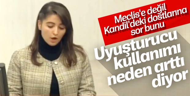 HDP'li Dersim Dağ uyuşturucu kullanımını sordu