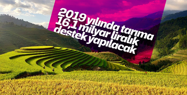 Tarımsal destek miktarı artırıldı