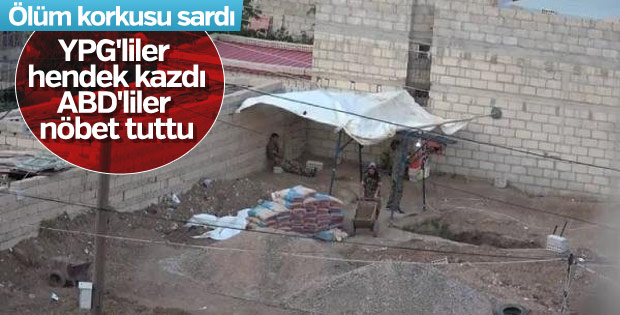 Rasulayn'da hendek ve tünel kazan teröristler