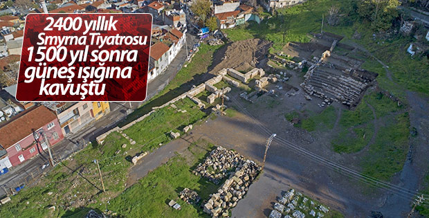 Antik tiyatro 1500 yıl sonra güneşe kavuştu